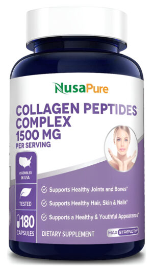 Colageno 1500mg 180cap Nusapure