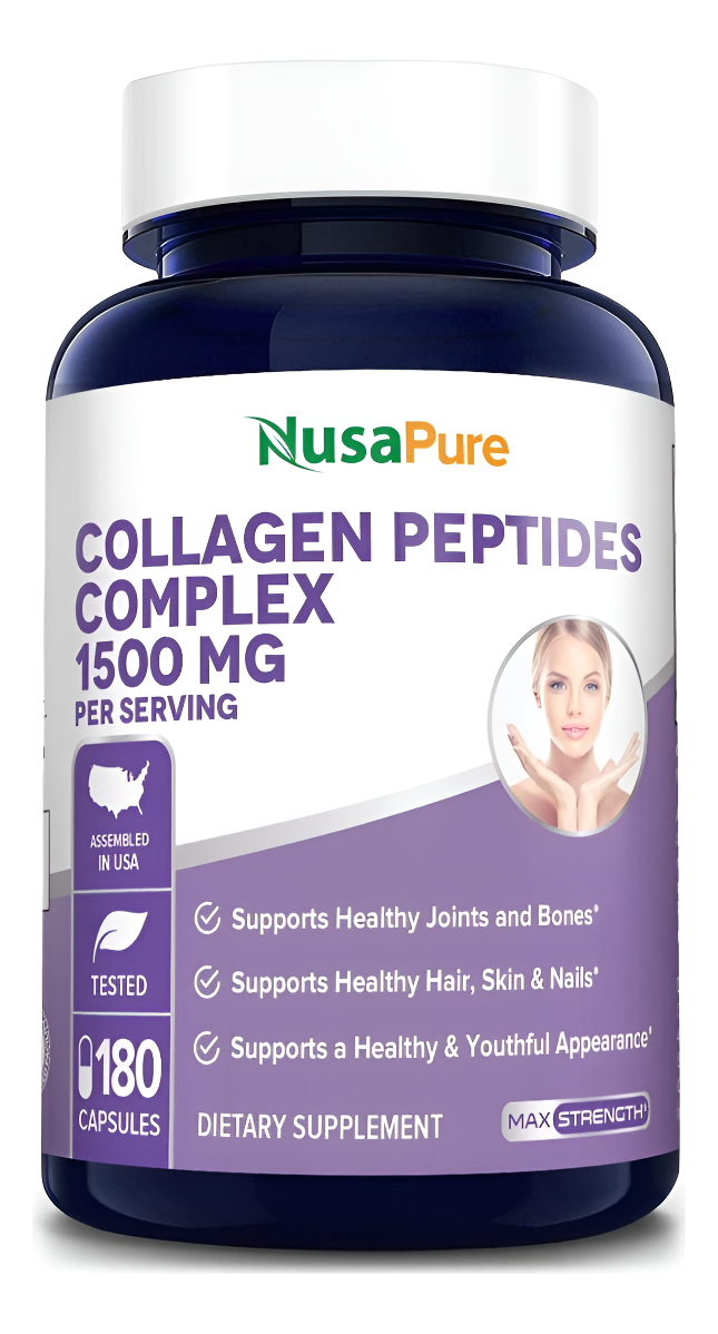 Colageno 1500mg 180cap Nusapure