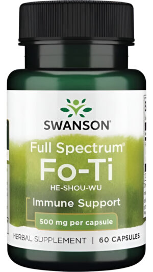 Fo-ti 500 Mg 60 Caps He Shou Wu Anti-aging Libido De Sw