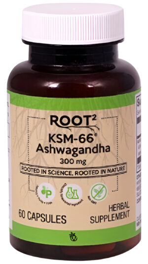 Ashwagandha Adaptogeno Ksm-66- 300 Mg - 60 Cápsulas