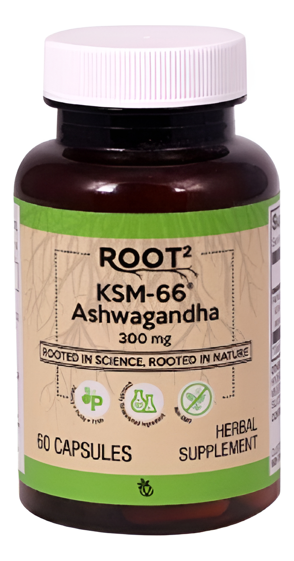 Ashwagandha Adaptogeno Ksm-66- 300 Mg - 60 Cápsulas
