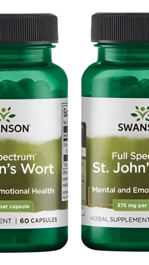 Hierba De San Juan  120caps, 375mg Apoyo Mental Y Emocional