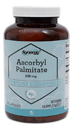 Synergy Ascorbyl Palmitate 500 Mg  180 Cápsulas Como Vit C