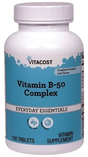 Vitamin B-50 Complex 100 Caps   De Vitacost