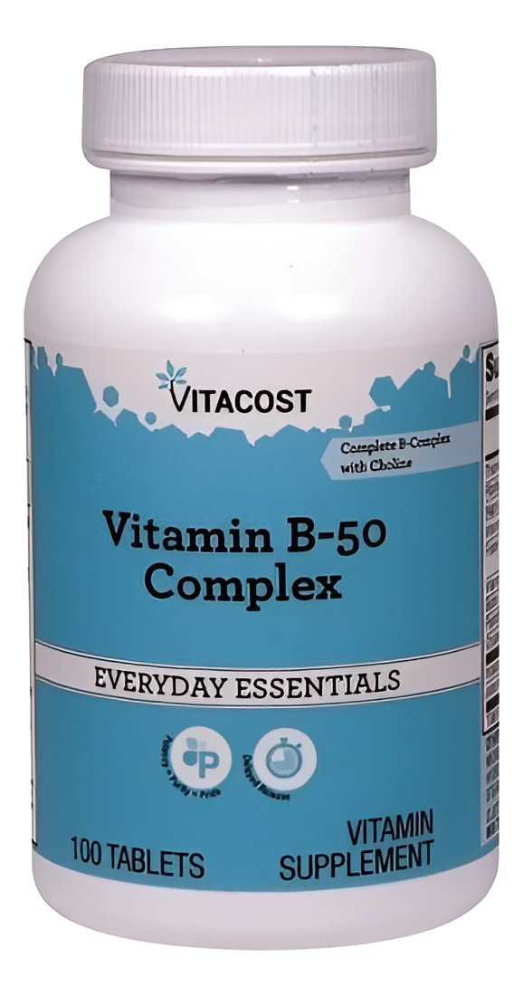 Vitamin B-50 Complex 100 Caps De Vitacost