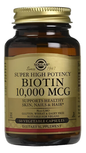 Biotin 10,000 Mcg Solgar - 60 Vegetable Capsules