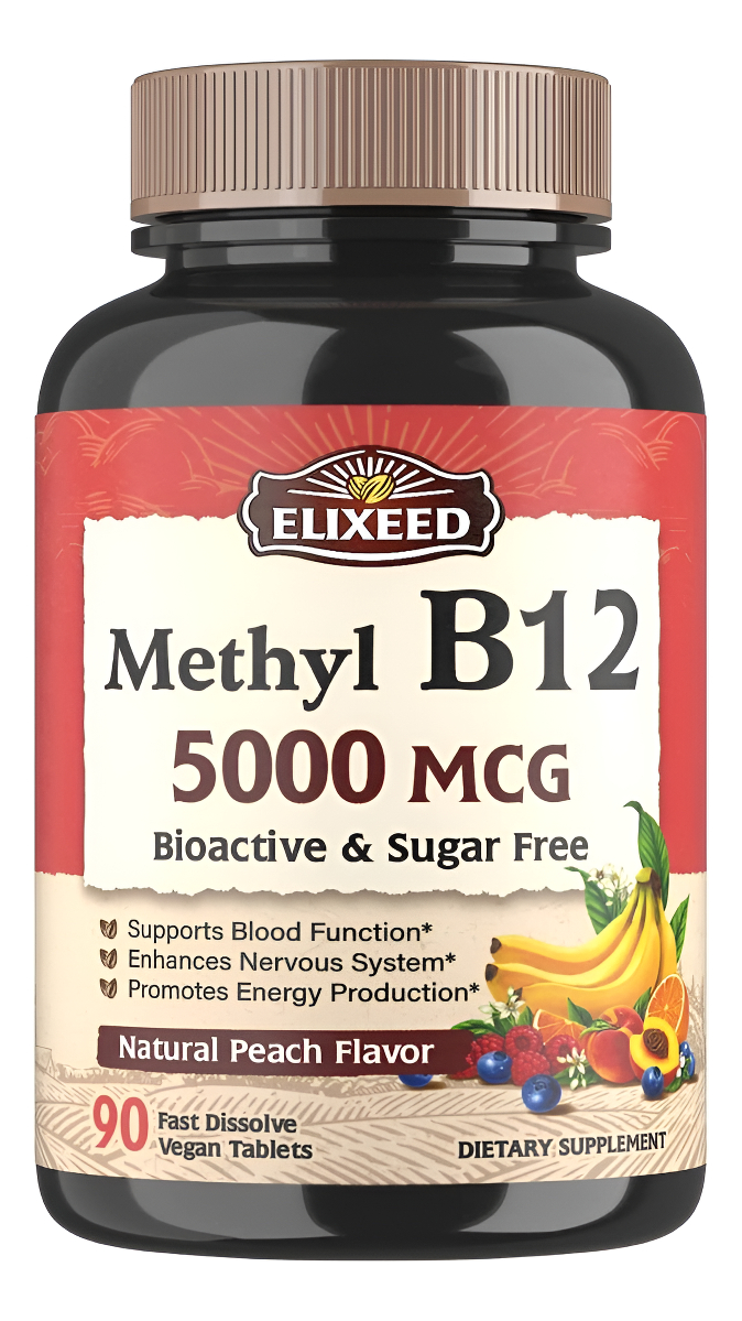 Vitamina B12 5000mcg Elixeed