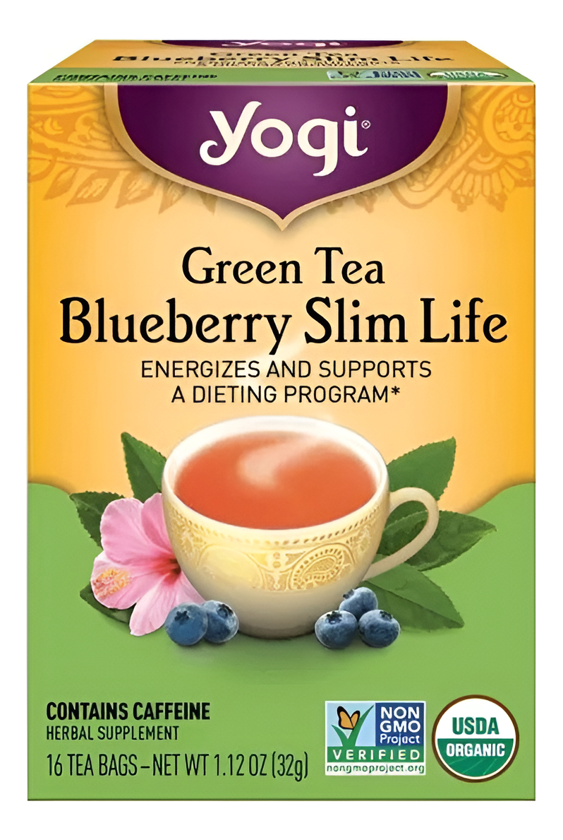 Té Verde Arándano Slim Life Energiza Y Ayuda A Bajar De Peso
