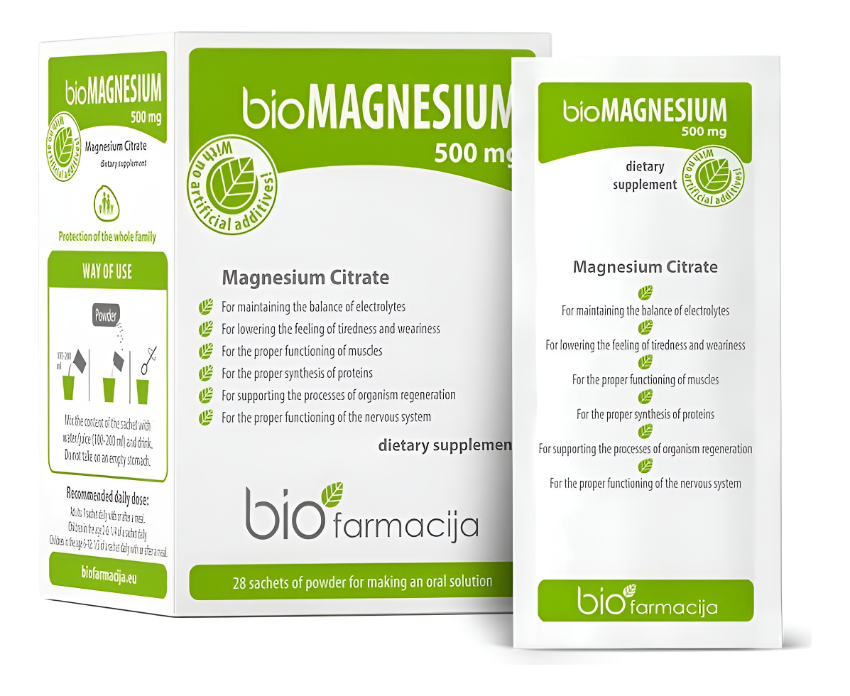 Citrato Magnesio Biofarmacija