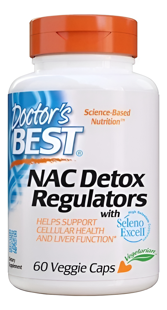 N- Acetylcisteina Nac 600mg 60cap Veggie + Selenio Molibdeno