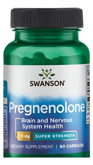 Pregnenolone Super Fuerza 50mg 60 Capsulas De Swanson