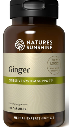 Natures Sunshine Ginger 100 Cap
