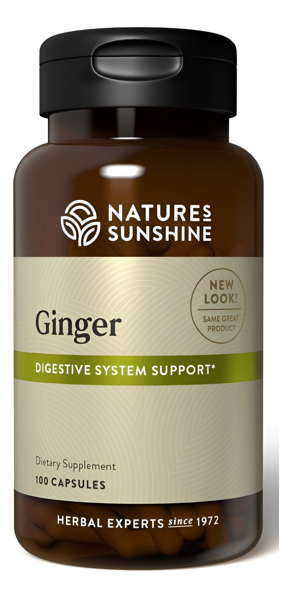 Natures Sunshine Ginger 100 Cap