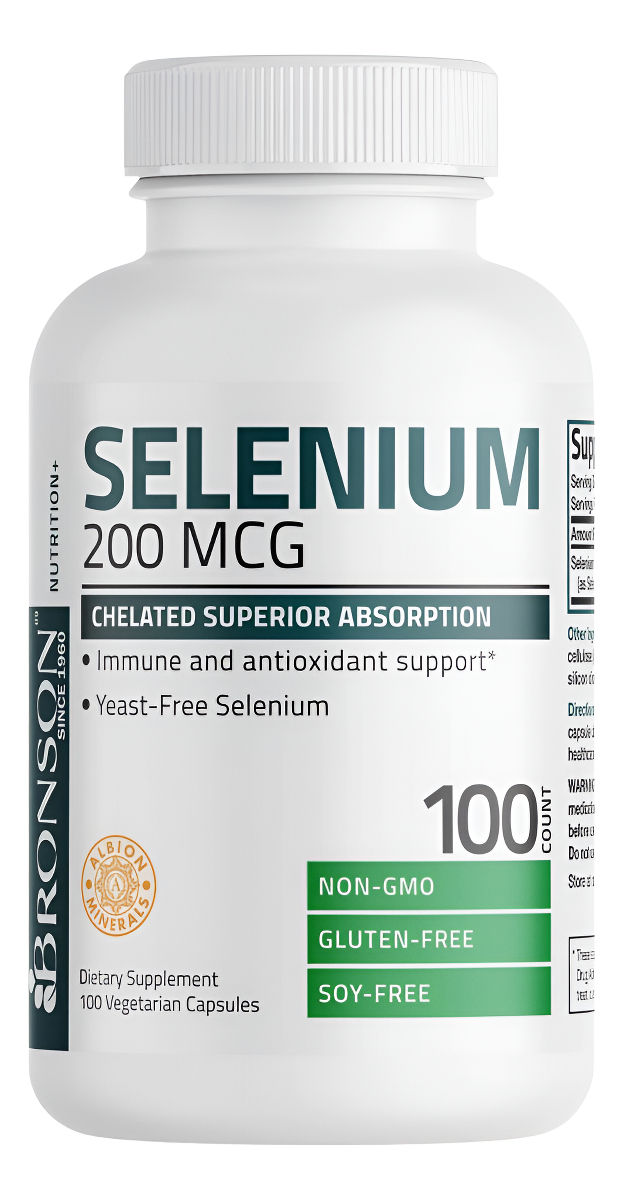 Selenio 200 Mcg 100 Capsulas