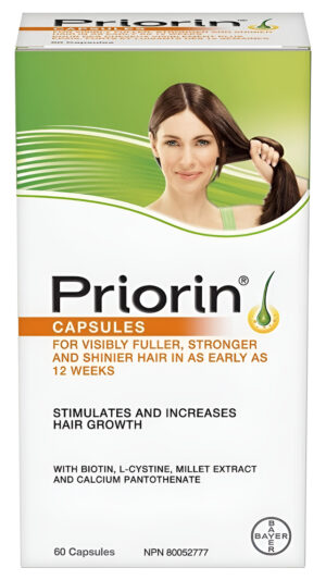 Priorin Estimula El Crecimiento Del Cabello Bayer 60 Caps
