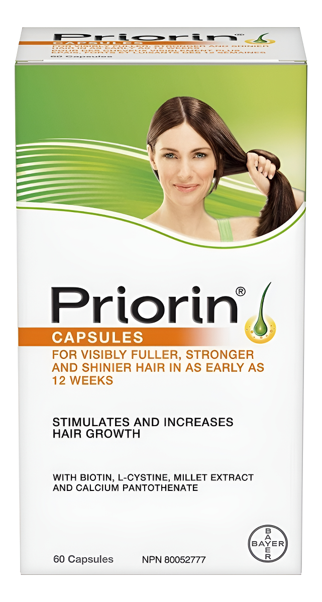 Priorin Estimula El Crecimiento Del Cabello Bayer 60 Caps