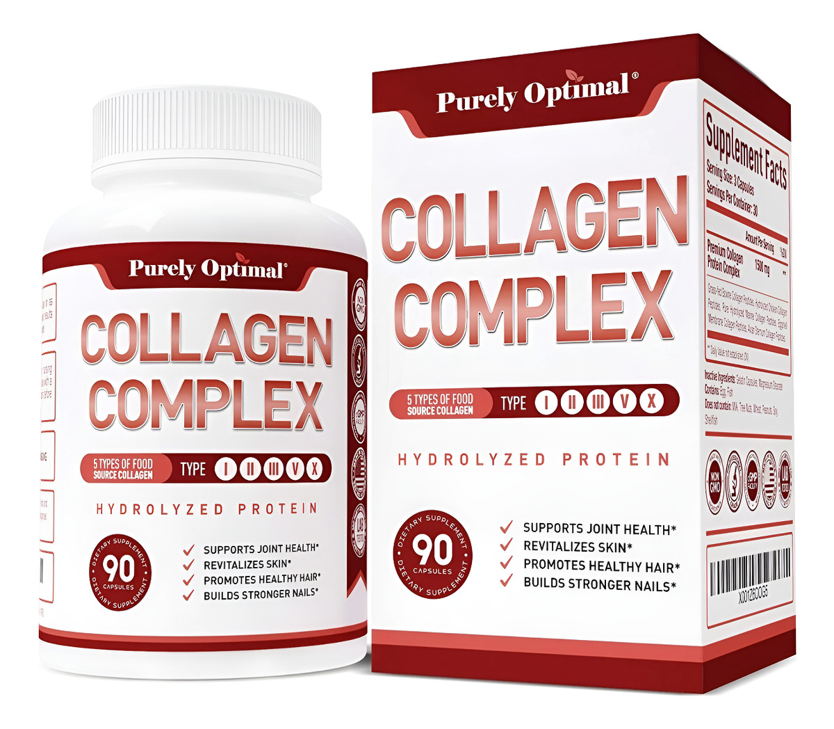 Colageno Purely Optimal 90 Cap