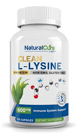 L-lisina 600mg Natural Cure Lab