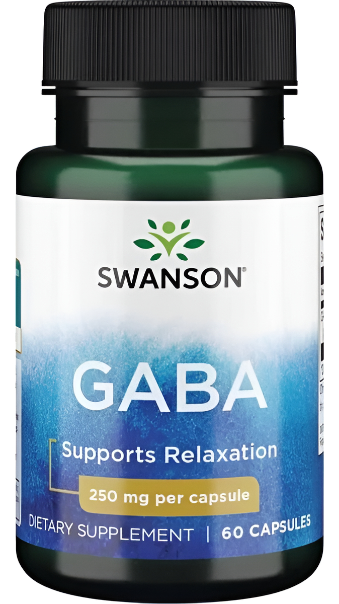 Gaba 250mg 60 Cap Elimina Stress Y Ayuda A Dormir De Sw
