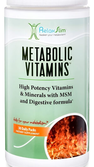 Relaxslim Metabolic Vitamins Alta Potencia Y Minerales Msm