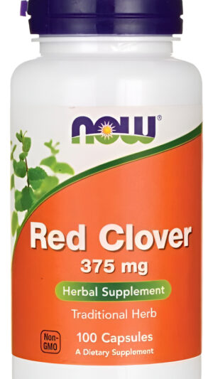 Red Clover 100 Caps 375 Mg Now