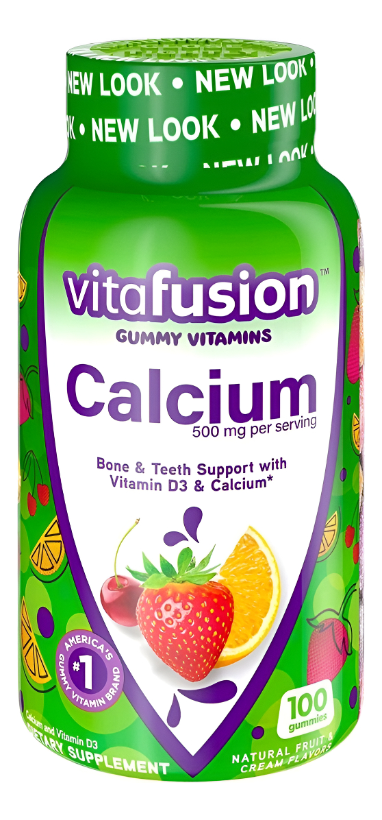 Vitafusion Calcium 500mg 100 Gummi