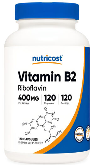 Vitamina B2 400 Mg 120 Capsulas