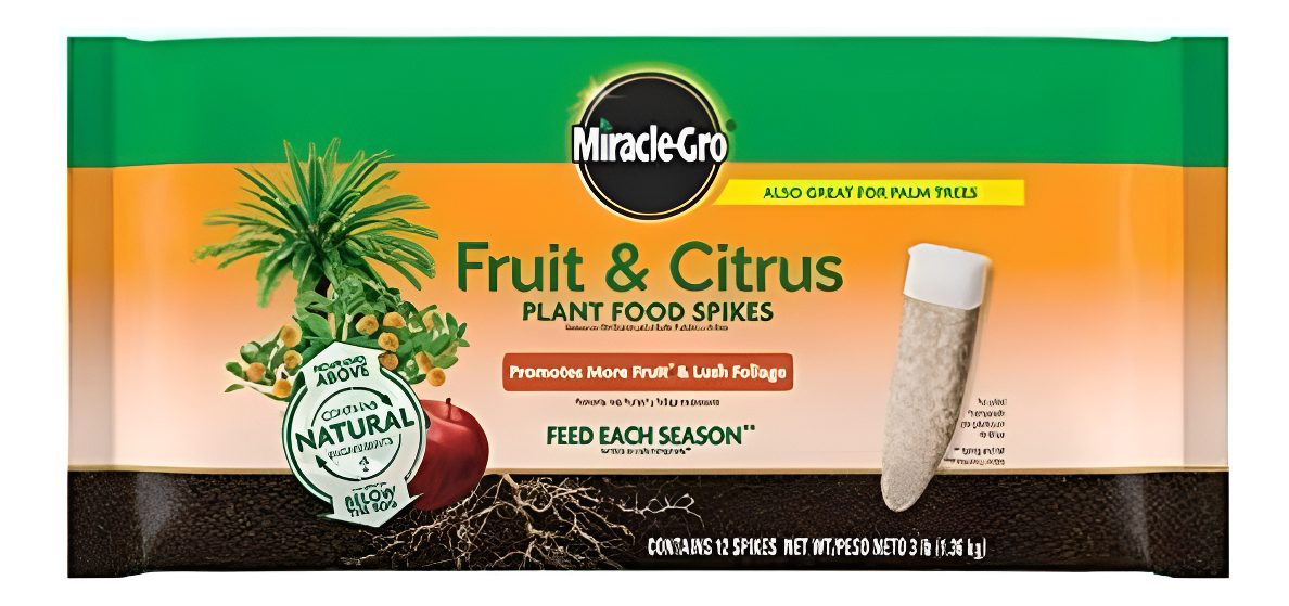 Miracle-gro Frutas Y Cítricos Planta De Alimentos Spikes, 12