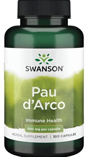 Pau D'arco 100 Caps 500 Mg Para El Soporte Inmune