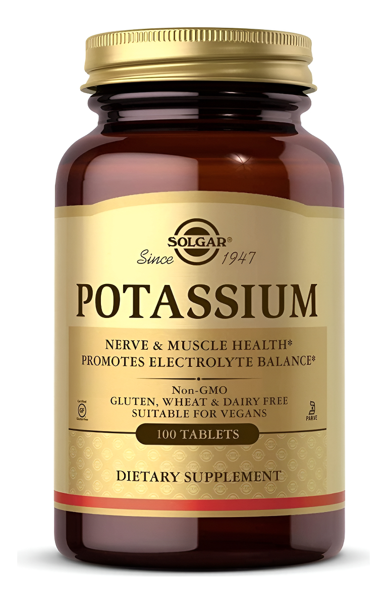 Solgar Potassium - 100 Tablets