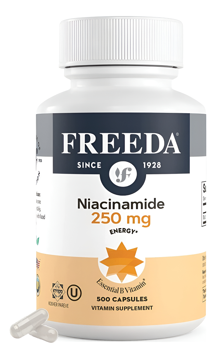 Niacinamida 500 Cápsulas Freeda