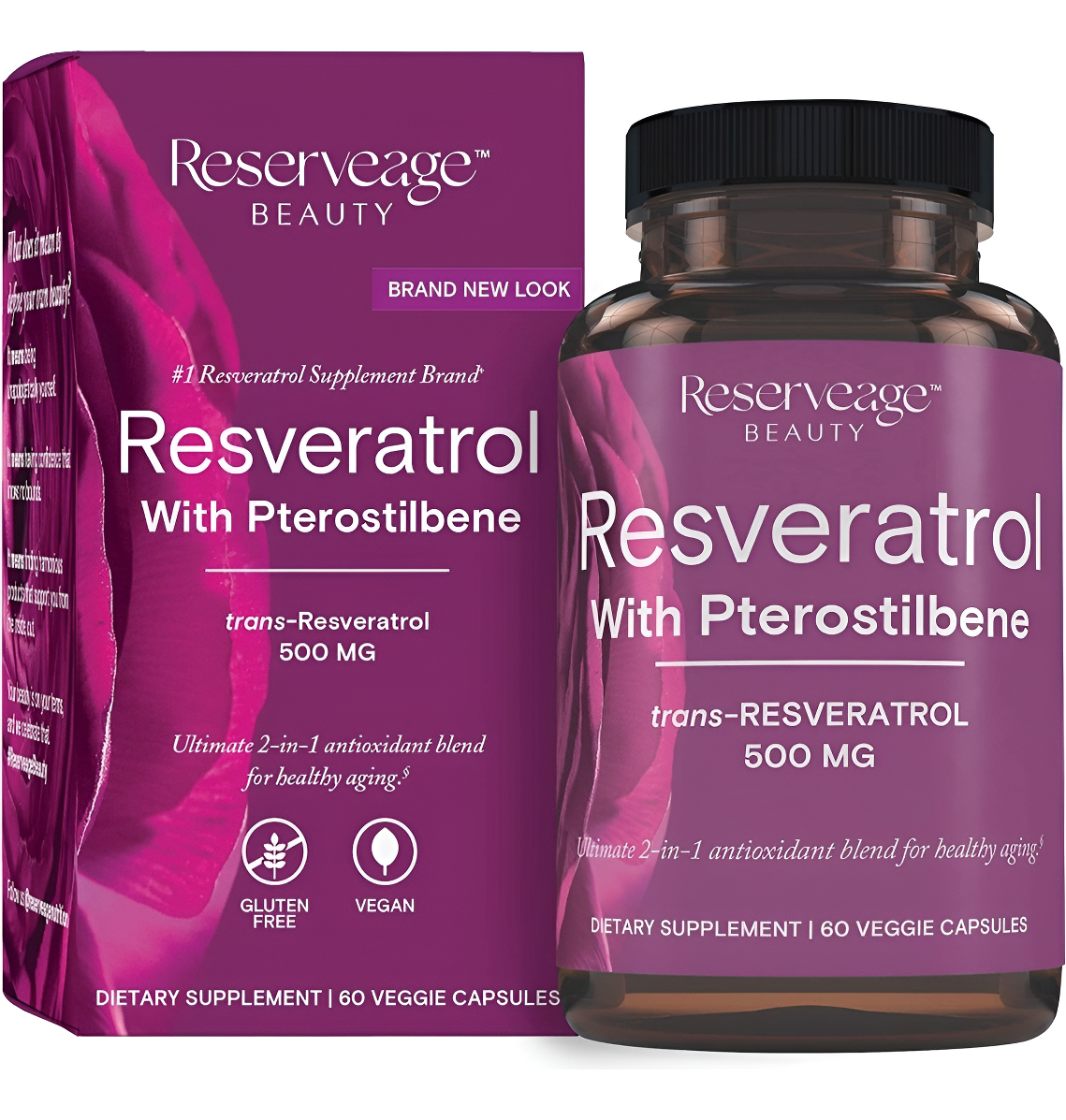 Reserveage Resveratrol 60caps