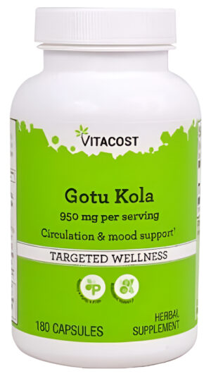 Gotu Kola - Centella Asiatica 950 Mg  180 Cápsulas