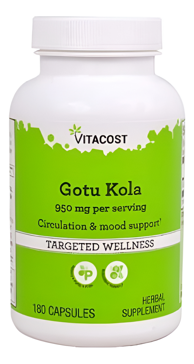 Gotu Kola - Centella Asiatica 950 Mg 180 Cápsulas