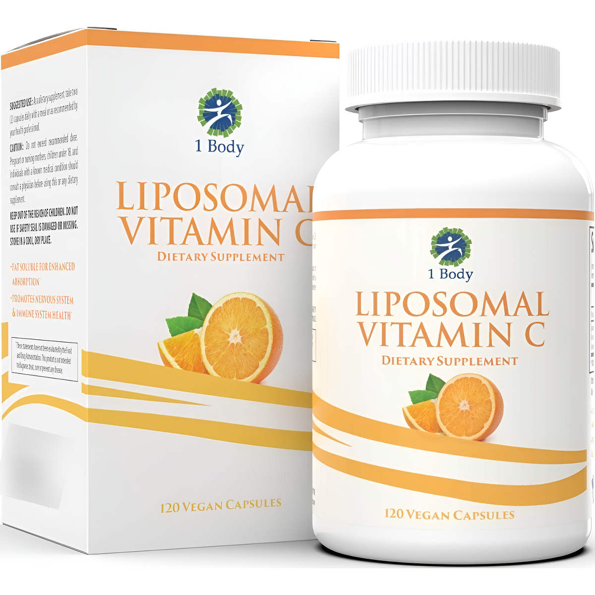 Vitamina C 1 Body 1200mg 120ca