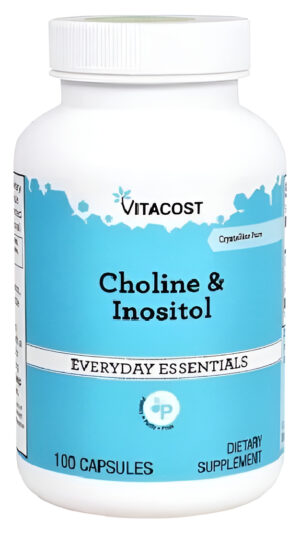 Choline E Inositol De Vitacost 100 Cápsulas