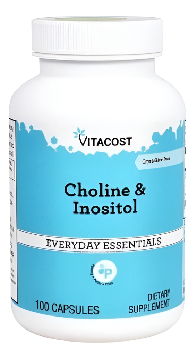 Choline E Inositol De Vitacost 100 Cápsulas