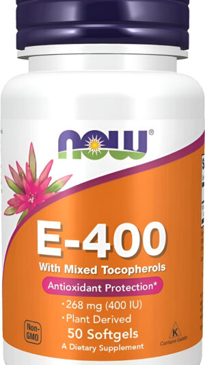 Vitamin E 400iu  50 Cap Now