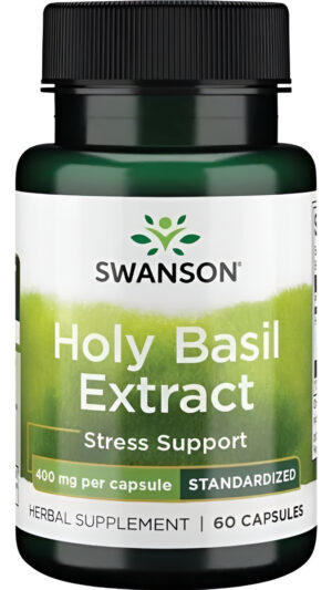 Extracto De Albahaca - 60caps- 400 Mg De Swanson