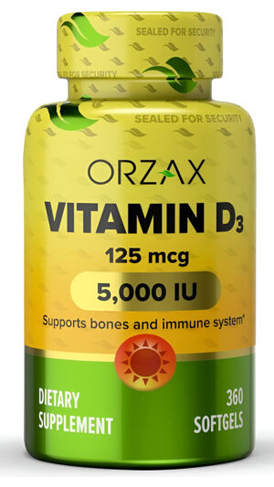 Vitamina D3 125mcg 360caps Orza