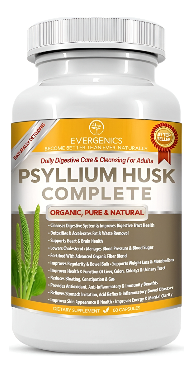 Evergenics Psyllium 60 Cápsulas