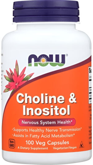 Colina Choline & Inositol 500 Mg 100 Cap Sistema Nervioso Sw