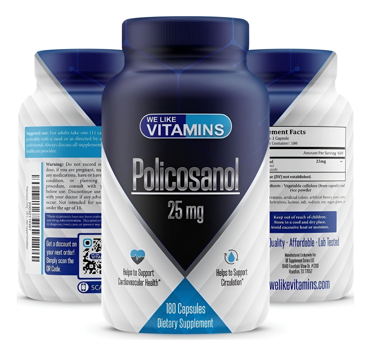 Policosanol 25 Mg - 180 Uds