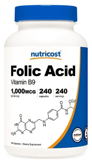 Ácido Fólico 1,000mcg - 240 Uds