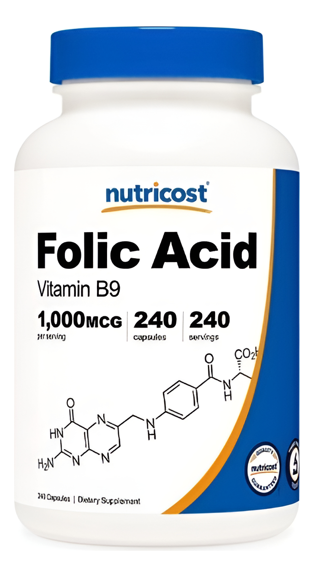 Ácido Fólico 1,000mcg - 240 Uds
