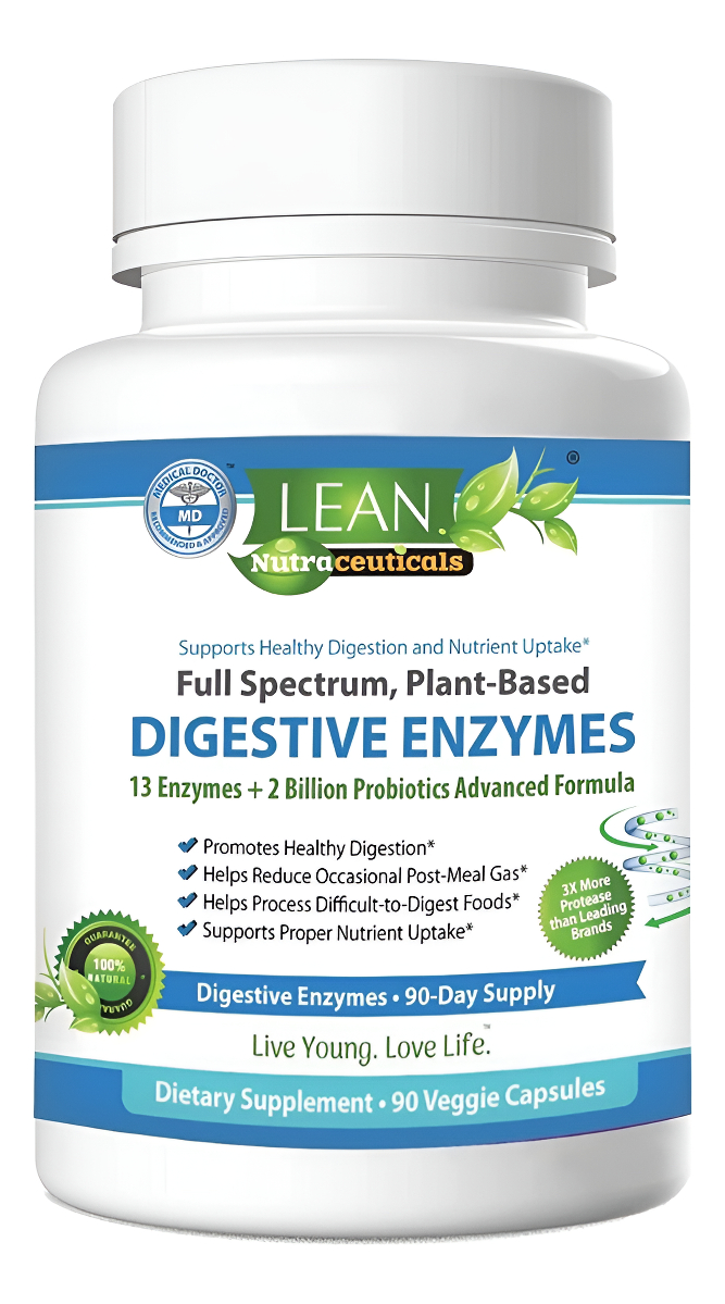 Enzimas Digestivas 196 Mg Lean