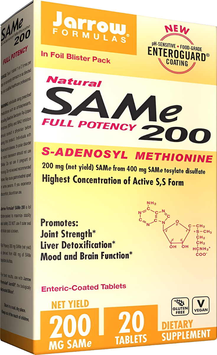 Sam-e 200mg 20tablets Promueve El Bienestar Emocional