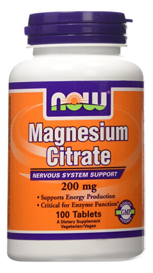 Citrato Magnesio 100tab Now Foo