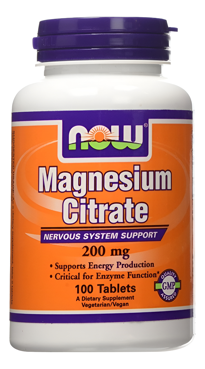Citrato Magnesio 100tab Now Foo