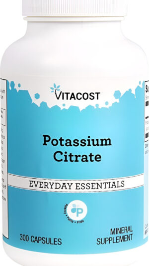 Citrato Potasio 300cap Vitacost